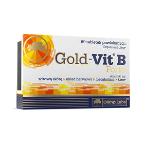 Complex vitamina B12 B6 B2 B1 Acid folic, niacina, Forte Gold Vit B | Olimp Labs