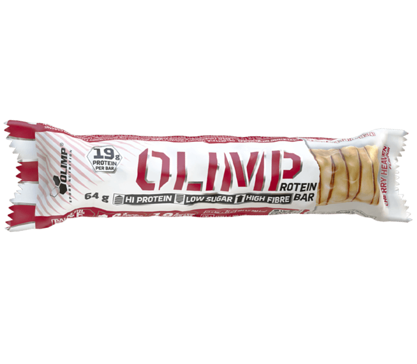 Batoane proteice | Olimp Sport Nutrition Protein Bar Cherry (20g proteine/baton), aroma cirese, 12 buc x 64g
